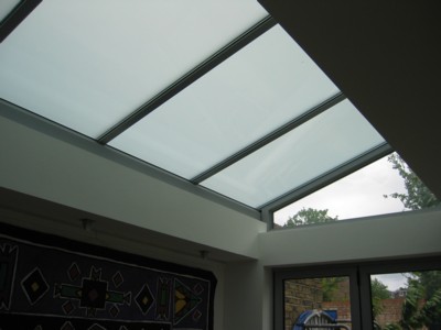 Rooflight from below
